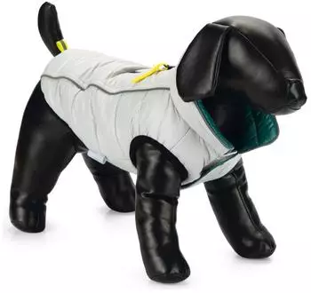 Beeztees Hundemantel Maly grau-grün Gr. 36 cm