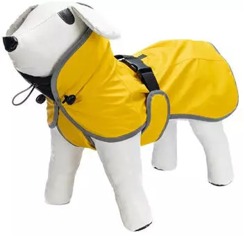 Beeztees Hunde-Regenmantel Caro gelb Rückenlänge: 44 cm