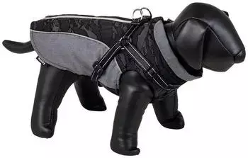 Nobby Hundemantel Reku 2 in 1 grau/schwarz Gr. 23 cm