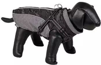 Nobby Hundemantel Reku 2in1 grau/schwarz 36 cm