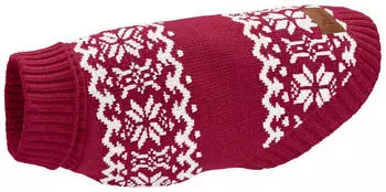 HUNTER Dog Sweater Birka red