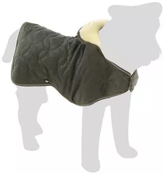 Flamingo Wintermantel Ushi khaki R&uuml;ckenl&auml;nge: 30 cm