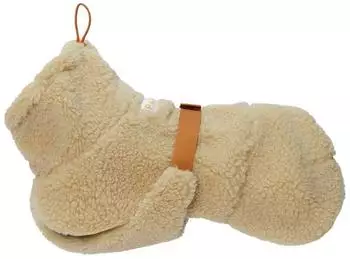 Paikka Sherpa Shirt Hundepullover taupe, Rückenlänge 25cm