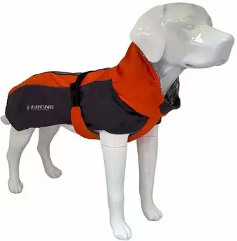 Croci Makalu Hundemantel wasserdicht, schwarz/orange, 35cm (C7081369)