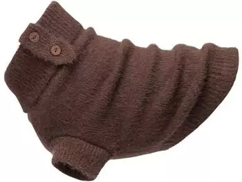 Paikka Hundepullover Furry Knit schokobraun Größe: 30 cm
