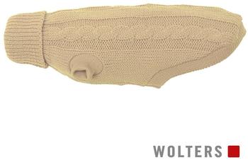 Wolters Zopf-Strickpullover Mops & Co 50cm beige