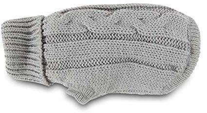 Wolters Zopf-Strickpullover 25cm silber