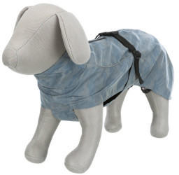 Trixie Regenmantel Lunas L 62cm silberblau