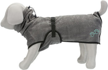 Trixie Hunde Bademantel Frottee XL 75cm grau