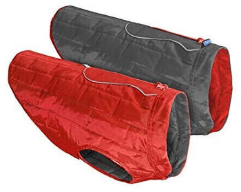 Kurgo Loft Hundejacke S rot/grau