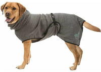Trixie Hundebadeponcho Grau Gr&ouml;&szlig;e M Komfort Trocknung