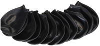 Pawz Hundeschuhe, XXS, 3,8 cm, schwarz, 12 Stk
