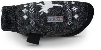 Wolters Strickpullover Elch mit Glitzer 25cm schwarz/silber