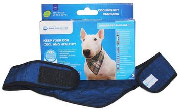 Aqua Coolkeeper Kühlendes Bandana für Hunde XS blau