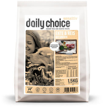 daily choice Sensitiv Ente und Reis mit Erbsen 1,5kg