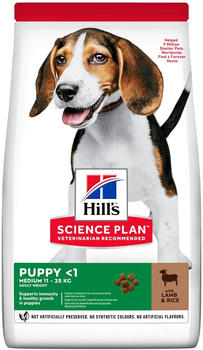 Hill's Science Plan Canine Puppy Medium Lamm & Reis Trockenfutter 12kg
