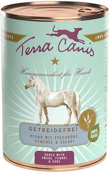 Terra Canis Pferd mit Steckrübe Fenchel und Salbei 800g