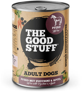 The Goodstuff Adult Dogs Nassfutter PFERD mit ZUCCHINI & Apfel 800g