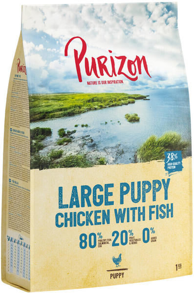 Purizon Large Puppy Hund Trockenfutter Huhn mit Fisch 1kg