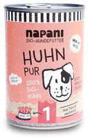 Bio-Dosenfutter f&uuml;r Hunde, Huhn pur 400 g