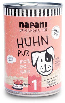 Napani Hunde Nassfutter Huhn pur 400g