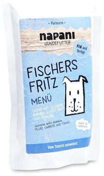 Napani Fischers Fritz Hunde Nassfutter Lachs mit Quinoa 150g