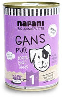 Bio-Dosenfutter f&uuml;r Hunde, Gans pur 400 g