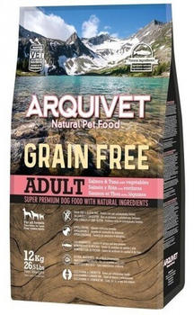 Arquivet Grain Free Adult Dry Dog Food Salmon and Tuna with Vegetables 12 kg