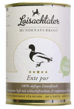 Loisachtaler Ente pur Hund Nassfutter 400g