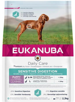 Eukanuba Daily Care Sensitive Digestion Puppy Trockenfutter Huhn & Pute 2,3kg
