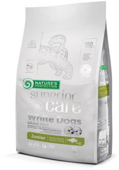 Nature's Protection Superior Care White Dogs Getreidefrei Weißfisch Junior Kleine Rassen 10kg