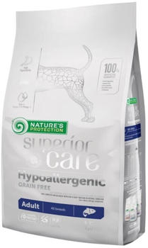 Nature's Protection SUPERIOR CARE Hypoallergenic Grain Free Hund Trockenfutter Lachs 1,5kg