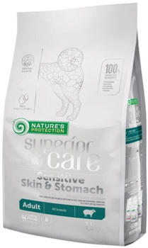 Nature's Protection Superior Care Sensitive Skin & Stomach Adult Hund Trockenfutter Lamm 1,5kg