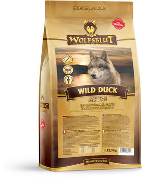 Wolfsblut Wild Duck Active Trockenfutter Ente & Kartoffel 12,5kg