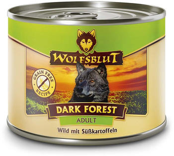 Wolfsblut Dark Forest Nassfutter Wild &Süßkartoffeln 200g
