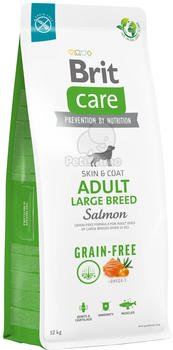 Brit Care Dog Grain-free Adult Large Breed Trockenfutter Salmon 12kg