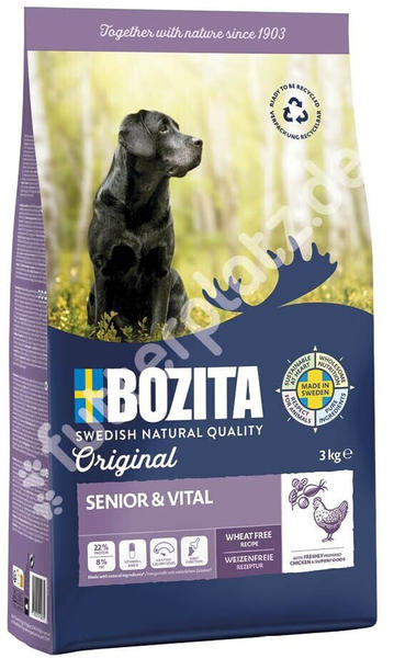 Bozita Original Senior Hund Trockenfutter Huhn 3kg