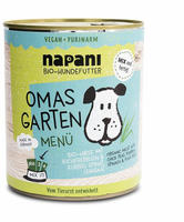 Bio Men&uuml; f&uuml;r Hunde Omas Garten mit Hirse und Kichererbsen... 800 g