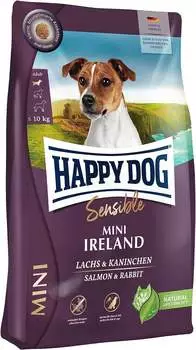 Happy Dog Sensible Mini Ireland Trockenfutter Lachs & Kaninchen 800g Happy Dog Sensible Mini Ireland Trockenfutter Lachs & Kaninchen 800g