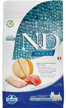 Farmina N&D Ocean Adult Dog Mini Dry Food salmon/cod/cantaloupe melon (800 g)