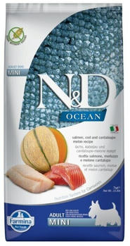 Farmina N&D Ocean Adult Dog Mini Dry Food salmon/cod/cantaloupe melon (7 kg)