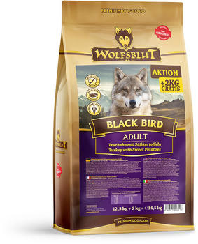 Wolfsblut Black Bird Adult 12,5kg + 2 kg