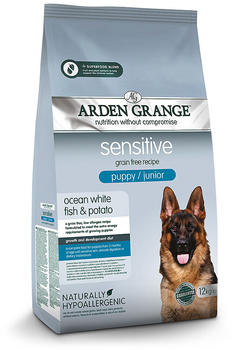 Arden Grange Economy Packs 2 x 12kg - Puppy/Junior Sensitive Ocean White Fish & Vegetables