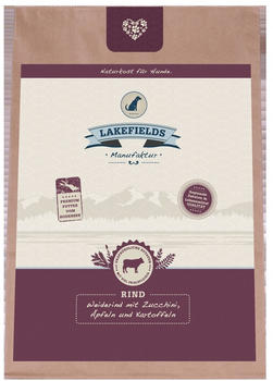 Lakefields Trockenfleisch-Menü Rind Hundefutter 1kg