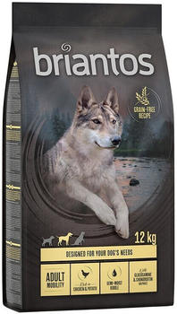 Briantos Adult Mobility Huhn & Kartoffel getreidefrei Hunde-Trockenfutter 12kg