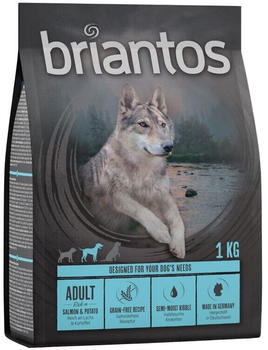 Briantos Adult Lachs & Kartoffel getreidefrei Hunde-Trockenfutter 1kg