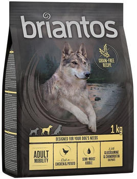Briantos Adult Mobility Huhn & Kartoffel getreidefrei Hunde-Trockenfutter 1kg