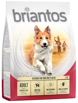 Briantos Adult Huhn & Reis Hunde-Trockenfutter 1kg