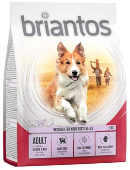 Briantos Adult Lachs & Reis Hunde-Trockenfutter 1kg