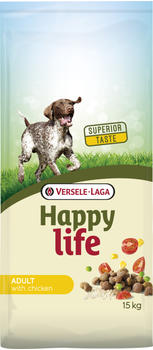 Versele-Laga Happy life Adult Hund Trockenfutter Huhn 15kg